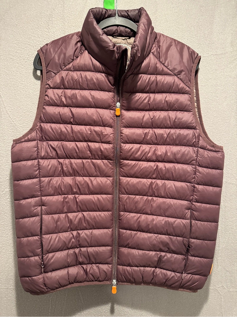 SAVE THE DUCK Quilted Jacket in Brown/Maroon
